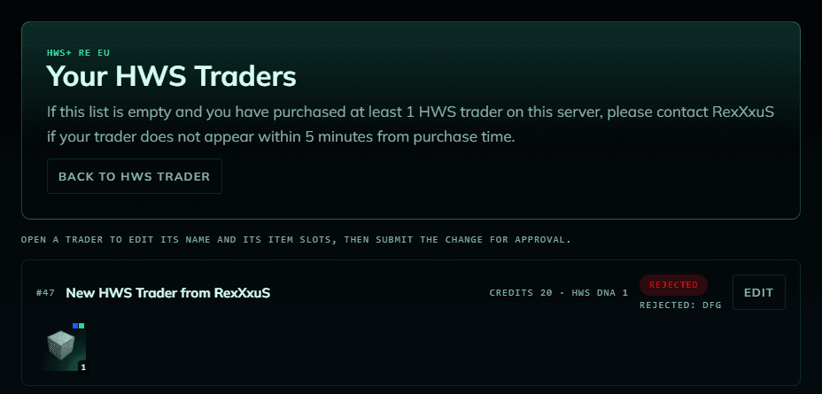 Your HWS Traders