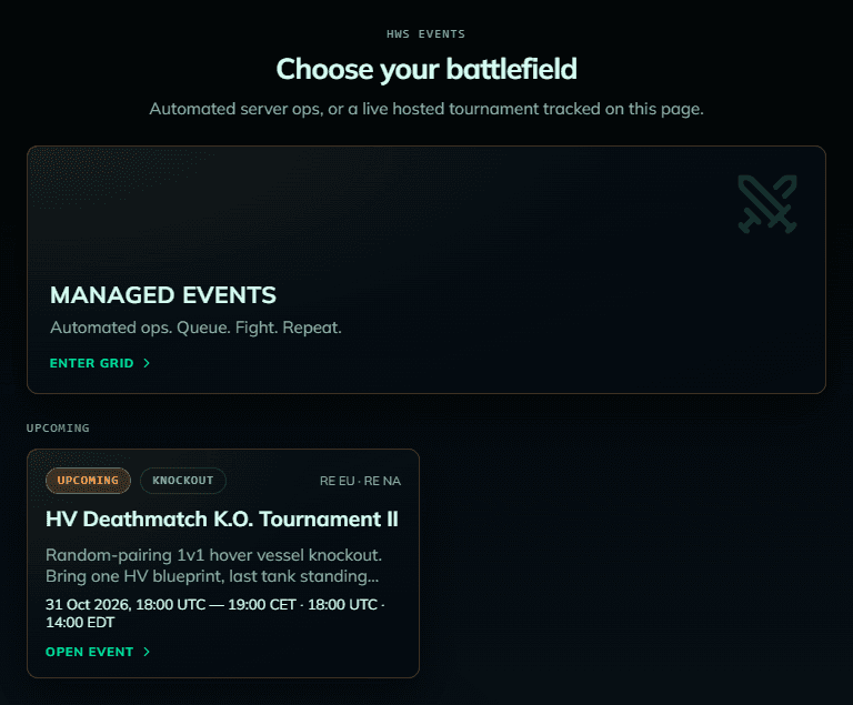 HWS Events