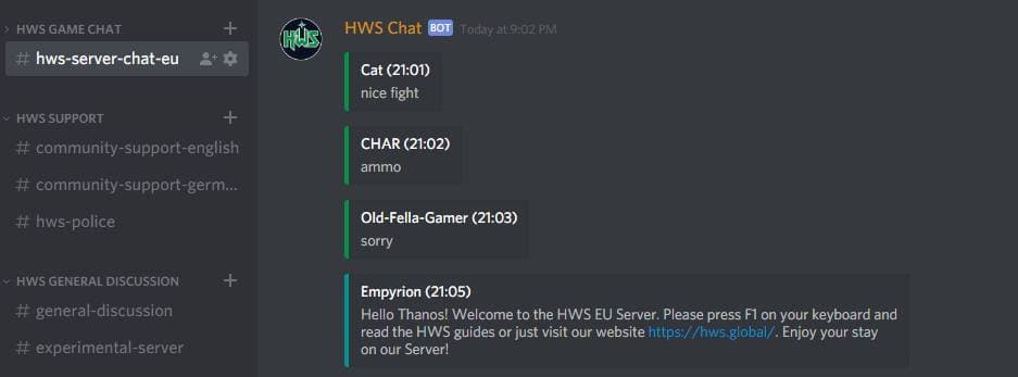 HWS Discord Preview